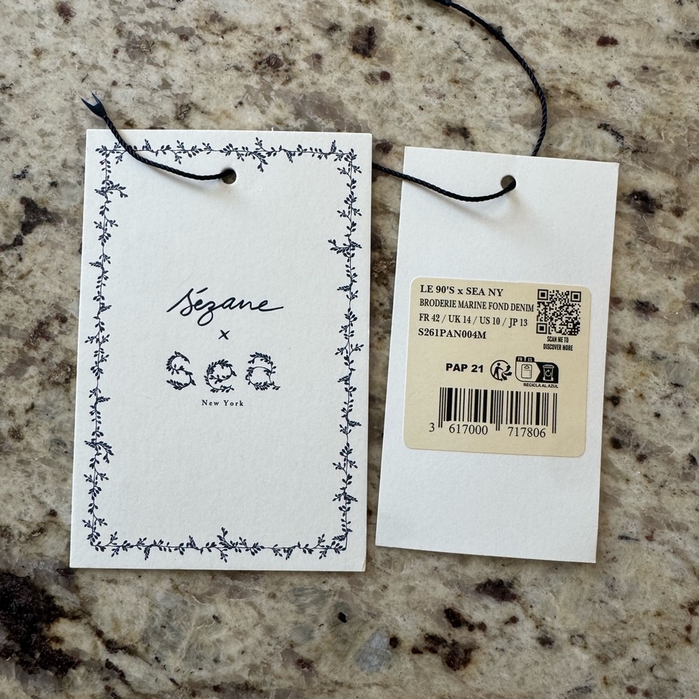 LE 90S TROUSERS - SÉZANE X SEA NY - Picture 7 of 11